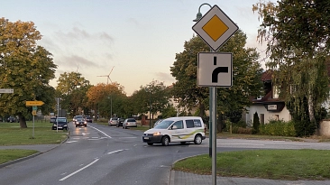 Geänderte Vorfahrt Lindenberg Karl-Marx-Str. © Gemeinde Ahrensfelde