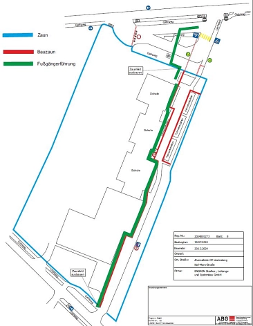 Schulwegsicherung Umleitung Schule © Gemeinde Ahrensfelde