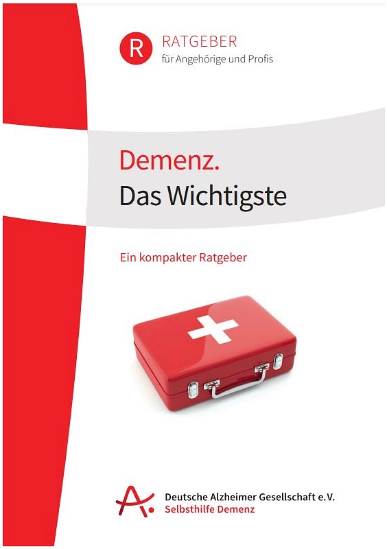 Demenz Das Wichtigste © Deutsche Alzheimer Gesellschaft e.V.
Selbsthilfe Demenz
Keithstraße 41, 10787 Berlin