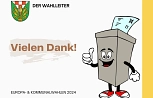 Danke vom Wahlleiter