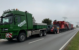 Transformator Schwerlasttransport